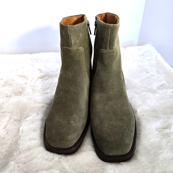 Lucky Brand Shoes - Lucky Brand Women's Suede 'Kazey' Ankle Boots in Moss Green Size 10 - NWT